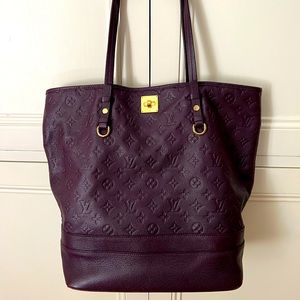Authentic Louis Vuitton Citadine GM in Aubergine
